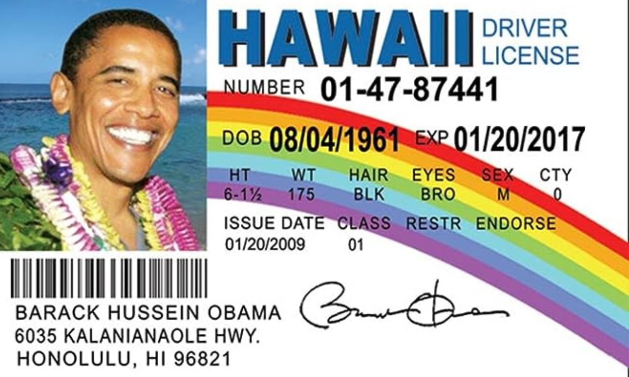 Barrack Obama's Fake ID