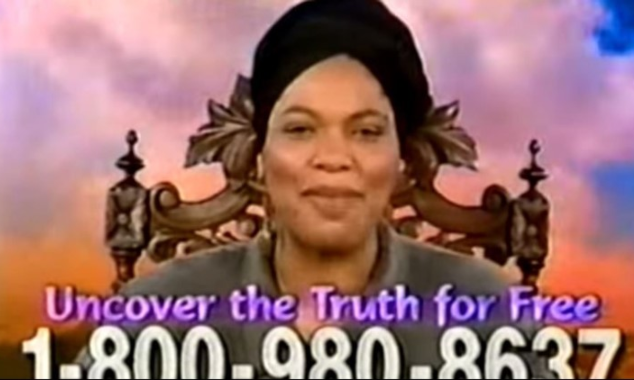 The "psychic," Miss Cleo.