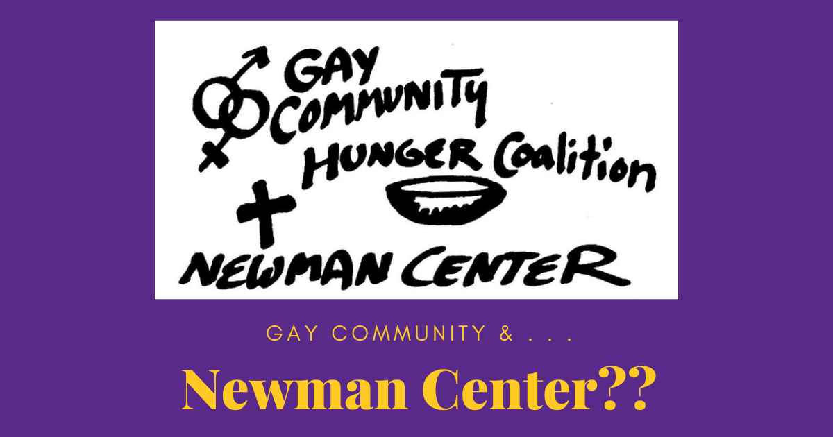 ECU Newman Center's Gay Past.