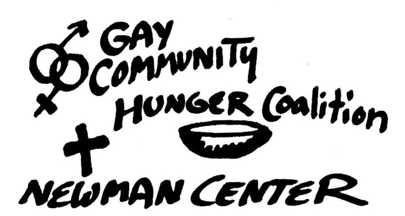 Gay banner for Newman Center.