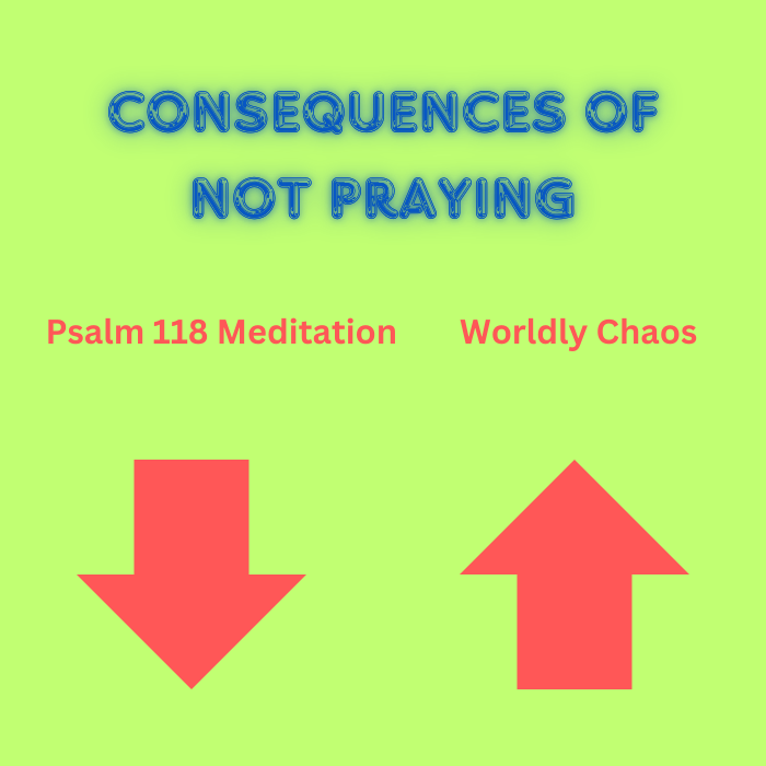 The consequences of not praying.