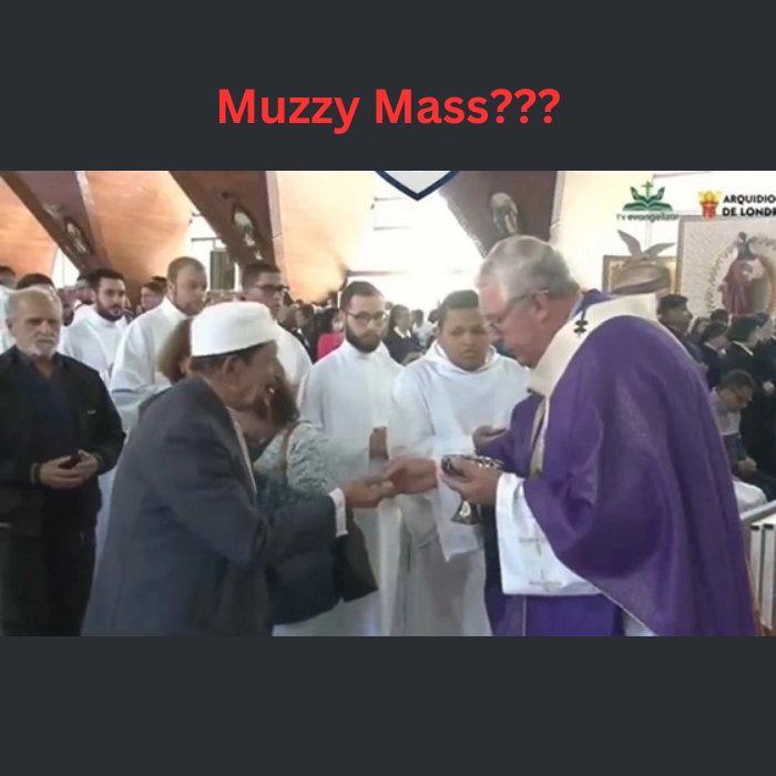 Bishops gives Communon to Muslim.